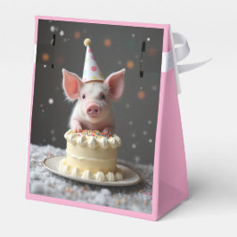 Schweine zum Geburtstag Geschenkschachtel
