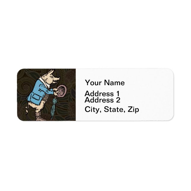 Schweinebacke Piggy Niedliche formale Antike (Vorne)