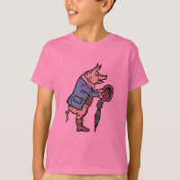 Schweinebacke Piggy Niedliche formale Antike