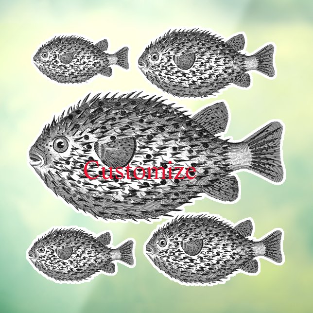 Schweineblasche Thunder_Cove  Fensteraufkleber (Blatt 3)