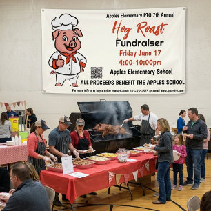 Schweinebraten-Fundraising- Banner - PTO PTA Kirch