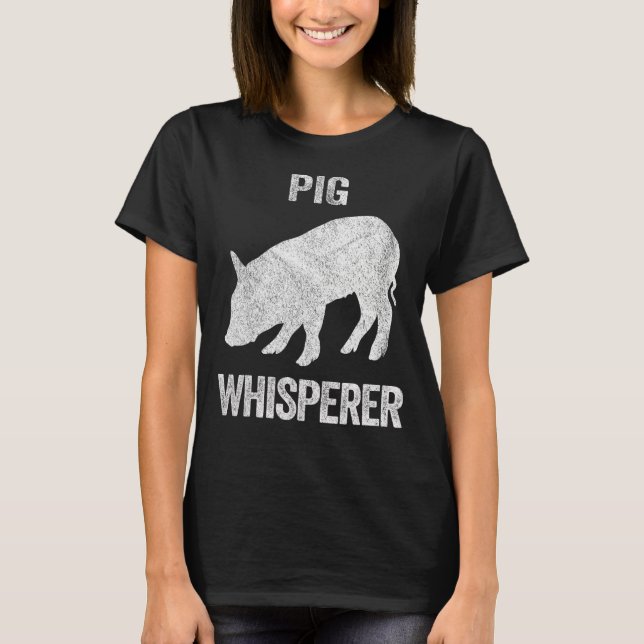 Schweinebrüßer-Schweinekonzept T-Shirt (Vorderseite)