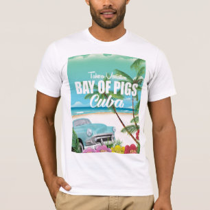 Schweinebucht, Kuba Strand Urlaubs Poster T-Shirt