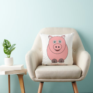 Schweinedesign personalisiert kissen