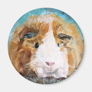 Schweinefelzlackierung von Daisy-Guinea Magnet