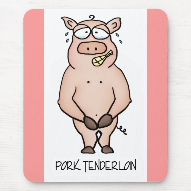 Schweinefilet Mousepad (Vorne)