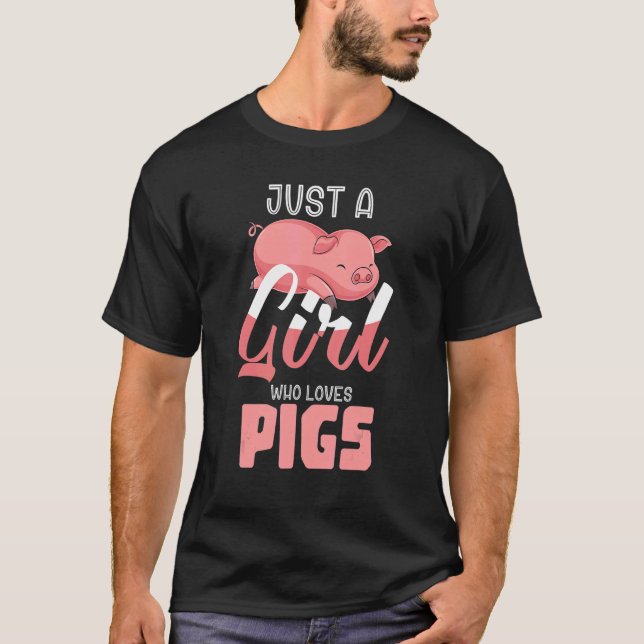 Schweinefleisch als weiblicher Bauer T-Shirt (Vorderseite)
