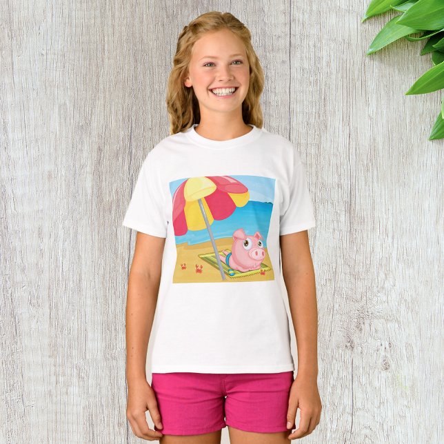 Schweinefleisch am T - Shirt der Beach Girls (Von Creator hochgeladen)