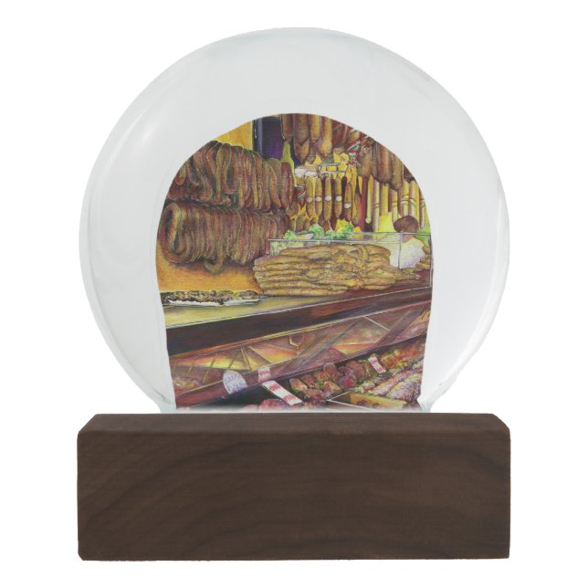 Schweinefleisch, Budapest Schneekugel (Rückseite)