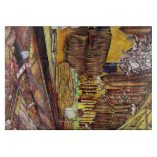 Schweinefleisch, Budapest Schneidebrett