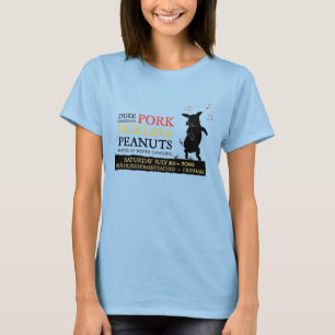 Schweinefleisch, Essiggurken u. Erdnuss-Festival T-Shirt