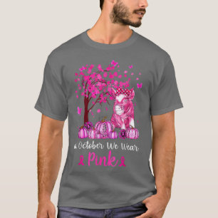 Schweinefleisch im Oktober tragen wir rosa Brustkr T-Shirt