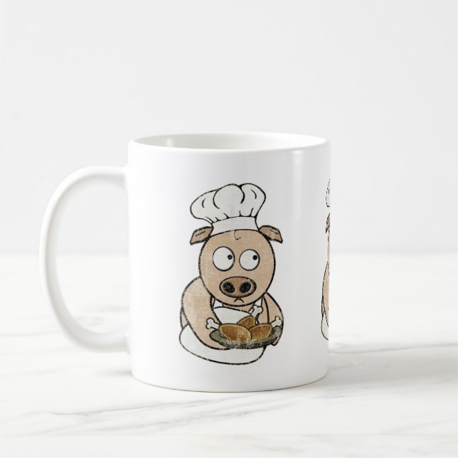Schweinefleisch Kaffeetasse (Links)
