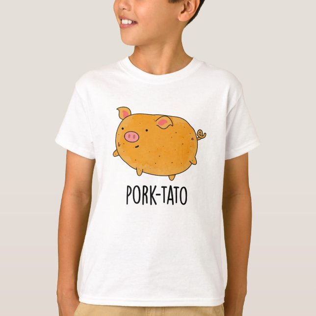 Schweinefleisch-Kartoffelpun T-Shirt (Vorderseite)