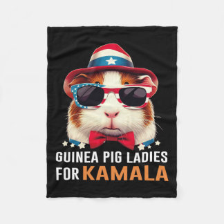 Schweinefleisch Ladys for Kamala Funny Cat 2024 Pr Fleecedecke