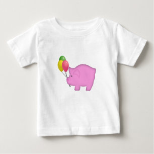 Schweinefleisch mit Balloons-Shirt Baby T-shirt