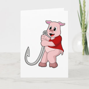 Schweinefleisch mit Fischhaken Karte