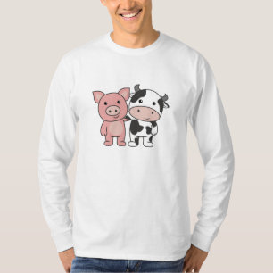 Schweinefleisch Niedliche Nutztiere T-Shirt