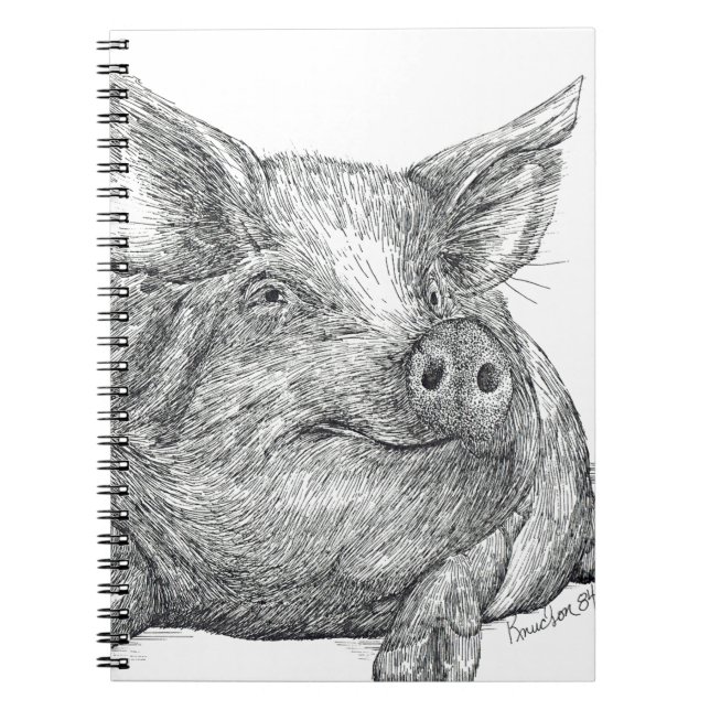 Schweinefleisch Notizblock (Vorderseite)
