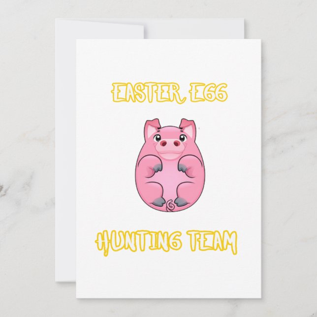 Schweinefleisch Ostern Geschenk Ostern Liebe Schwe (Vorderseite)