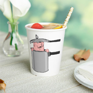 Schweinefleisch Pappbecher