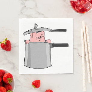 Schweinefleisch Serviette