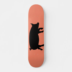 Schweinefleisch-Silhouette Skateboard