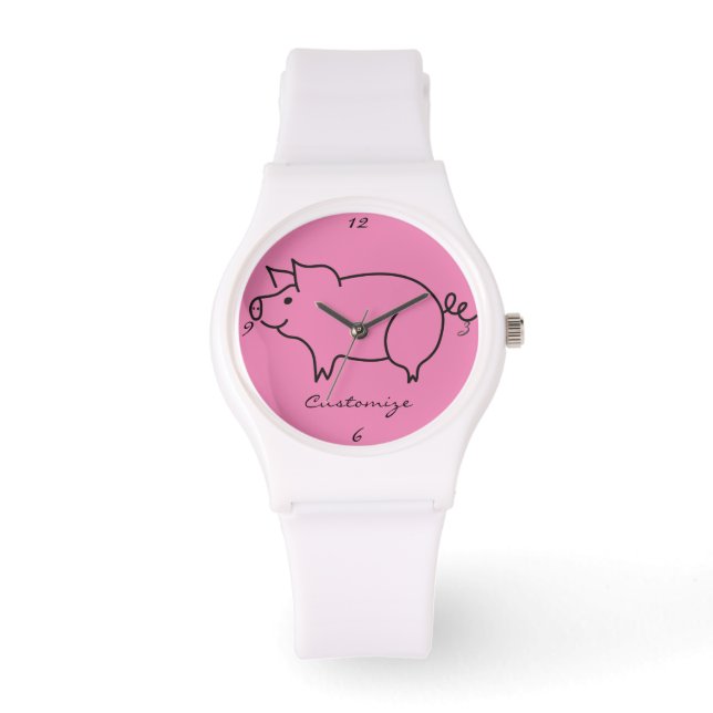 Schweinefleisch Thunder_Cove Armbanduhr (Vorderseite)