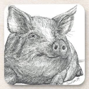 Schweinefleisch Untersetzer