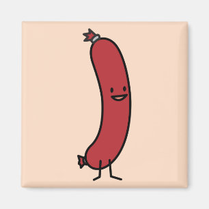 Schweinefleisch-Wurst Kielbasa Dackel Hot Dog Magnet