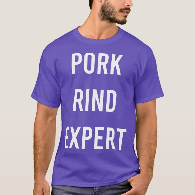 Schweinefleischexperte Funny Junk Fast Food Gag Ge T-Shirt (Vorderseite)