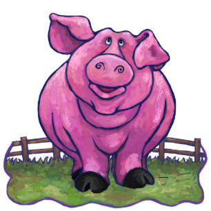 Schweinegengeschenke und -zubehör fotoskulptur magnet