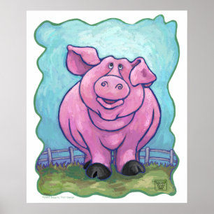 Schweinegengeschenke und -zubehör poster