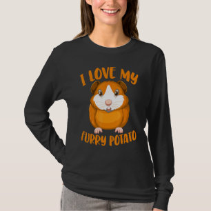Schweinehalter mit schwerer Guinea I Liebe My Furr T-Shirt