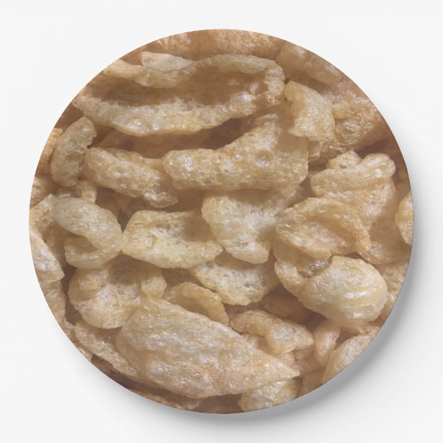 Schweinehäute Pappteller (Vorderseite)