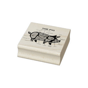 Schweinekasten-Diagramm Gummistempel