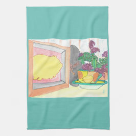 Schweinekekochen Geschirrtuch