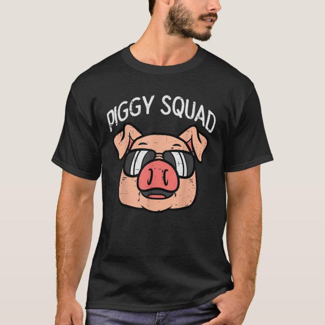 Schweineklatte Funny Pig Bauer Hog Farm Animal Men T-Shirt (Vorderseite)