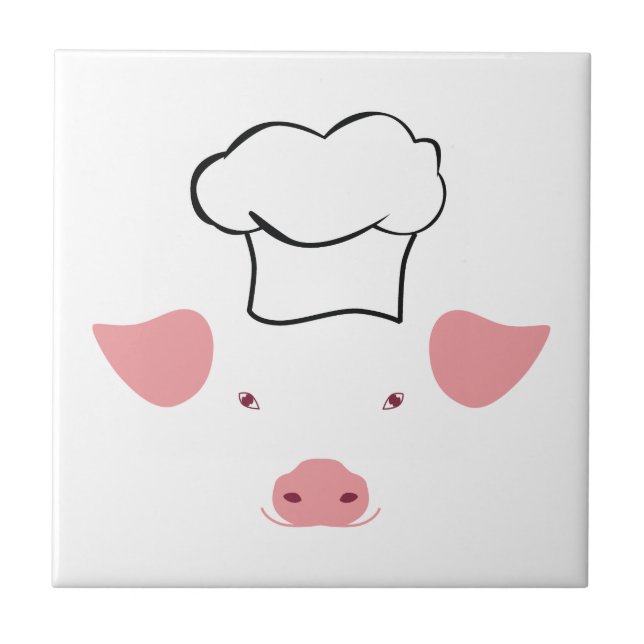 Schweinekoch Fliese (Vorderseite)