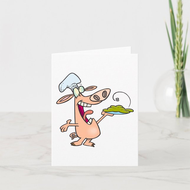 Schweinekoch mit Essen Karte (Von Creator hochgeladen)