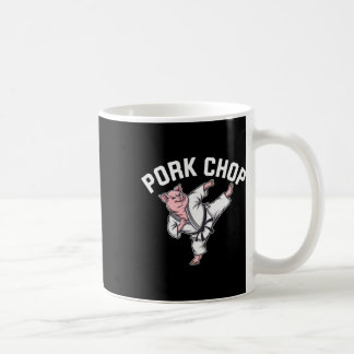Schweinekotelett - Lustiger Schwein Karate Witz Kaffeetasse