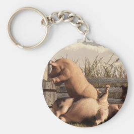 Schweineküken Schlüsselanhänger