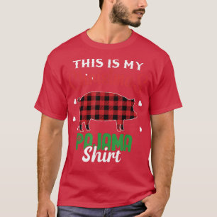 Schweineliebhaber gibt Schweine Weihnachten Das is T-Shirt
