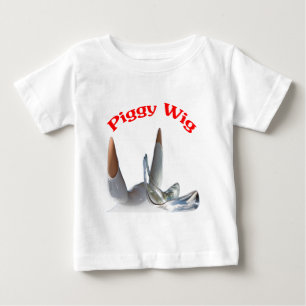 Schweineperücke Baby T-shirt