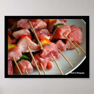 Schweinepfeffer-Spieße Poster
