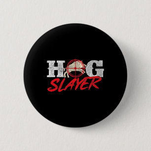 Schweineschlachter - Wildschweinjagd Wildschweinjä Button