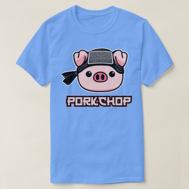 Schweineschwanz Karate Pig Lover T-Shirt (Design vorne)