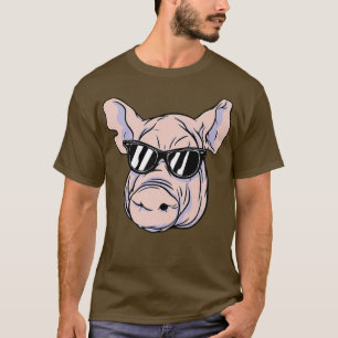 Schweinetier mit Sonnenbrille Premium 4392 T-Shirt