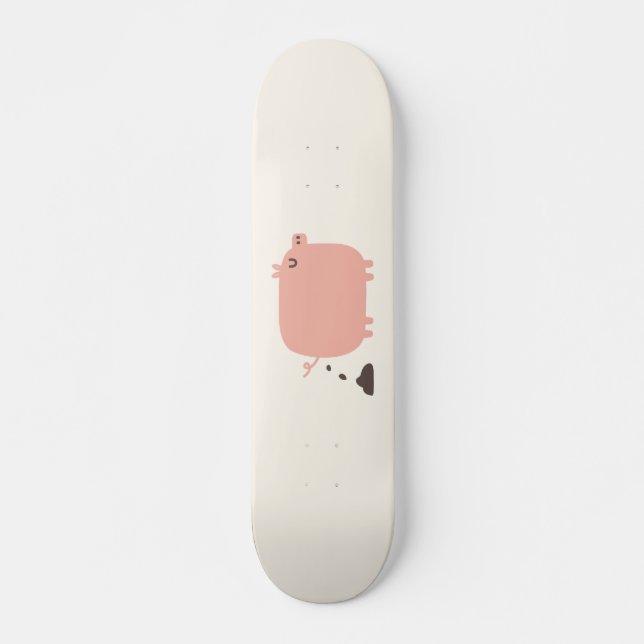 Schweinetoilette Skateboard (Vorne)