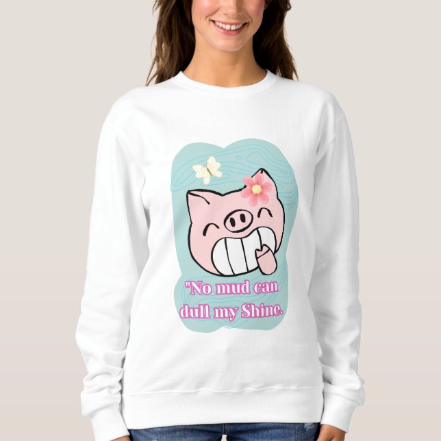 Schweineziffer Sweatshirt (Vorderseite)